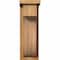 Ekena Millwork Del Monte Rough Sawn Corbel w/Backplate, Western Red Cedar, 6"W x 10"D x 18"H COR06X10X18DEL01RWR - alternate 4